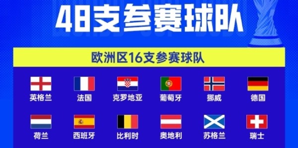 爱游戏体育官方入口-世界杯48强已定47席：欧洲16队全出炉！意大利连3届无缘 非洲10队